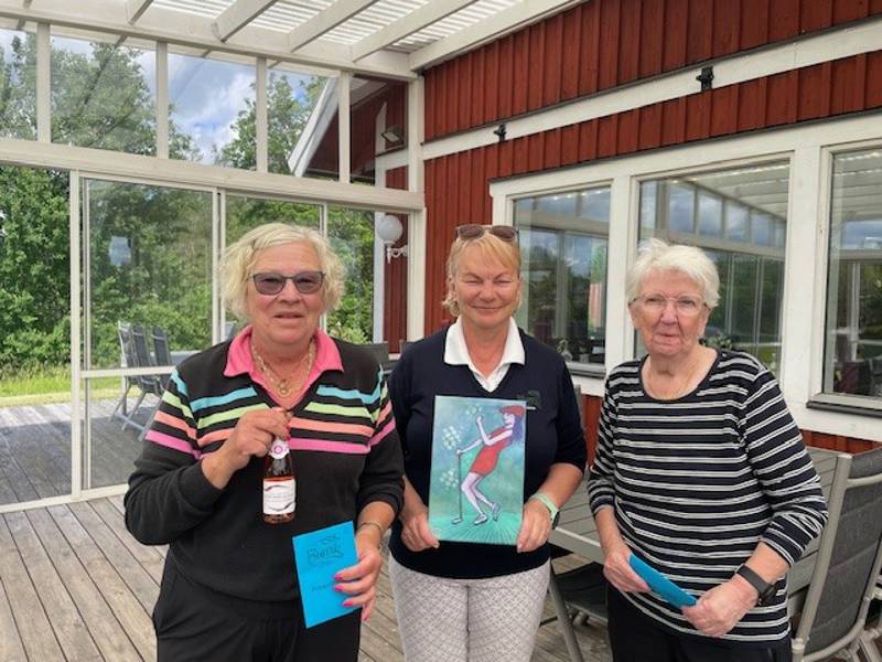 Resultat damgolfen 25 juni