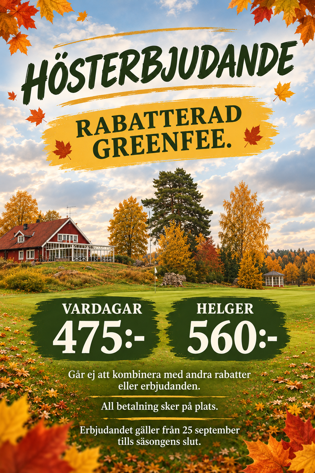 Greenfee Rabatt